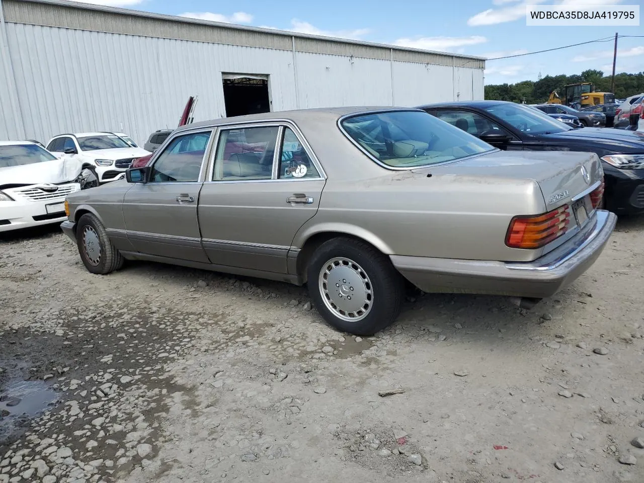 1988 Mercedes-Benz 420 Sel VIN: WDBCA35D8JA419795 Lot: 68171174