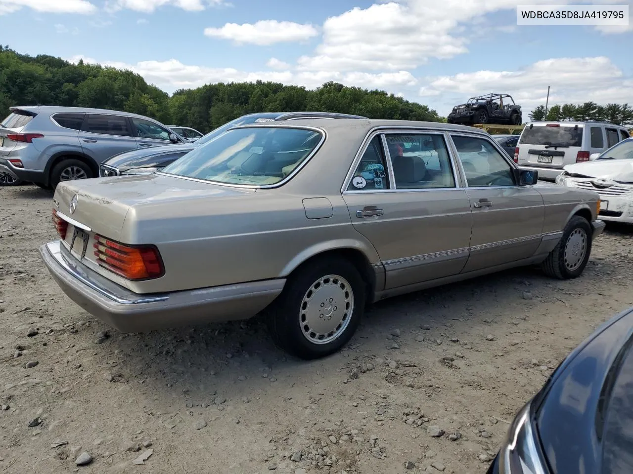 1988 Mercedes-Benz 420 Sel VIN: WDBCA35D8JA419795 Lot: 68171174