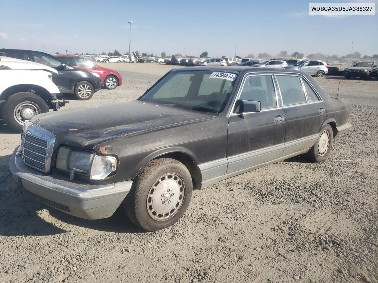 1988 Mercedes-Benz 420 Sel VIN: WDBCA35D5JA388327 Lot: 74394414