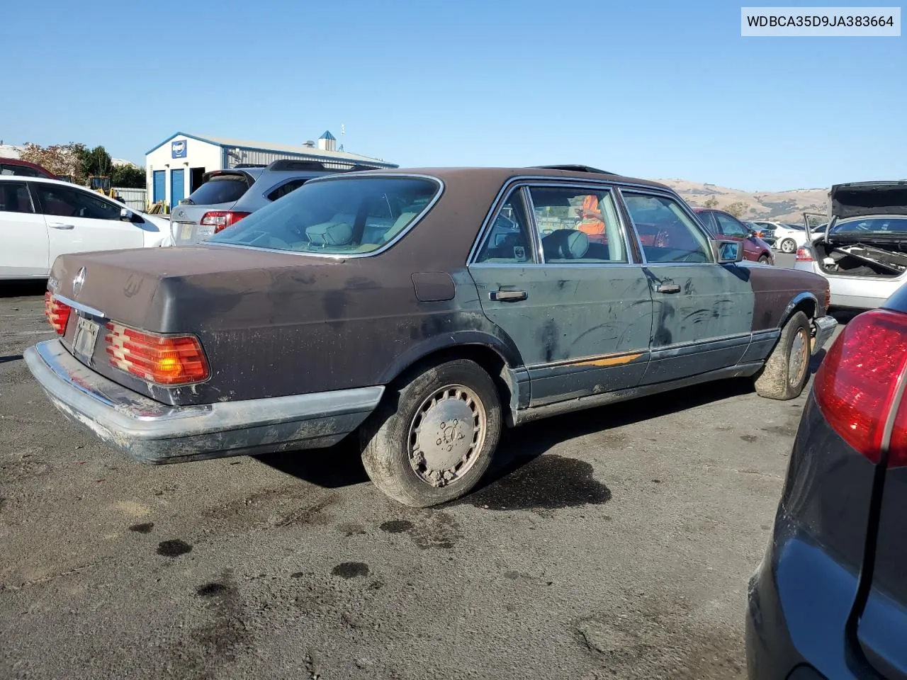 1988 Mercedes-Benz 420 Sel VIN: WDBCA35D9JA383664 Lot: 77283824