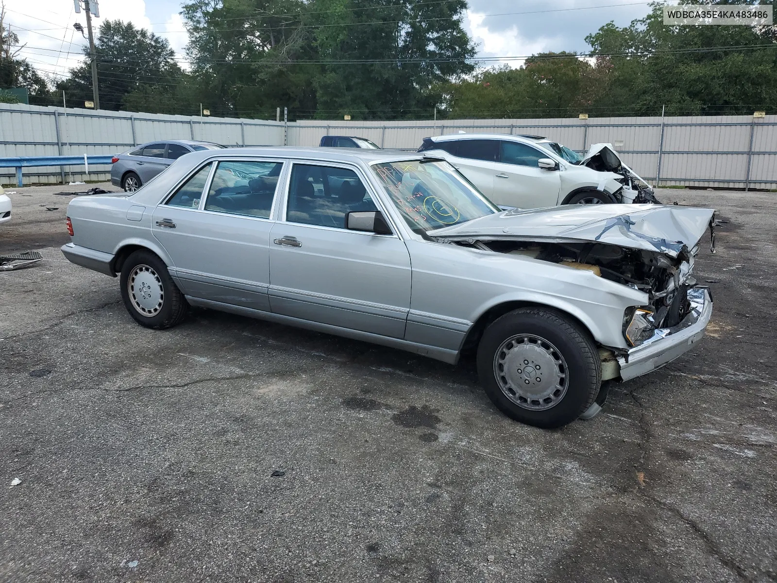 1989 Mercedes-Benz 420 Sel VIN: WDBCA35E4KA483486 Lot: 64925994