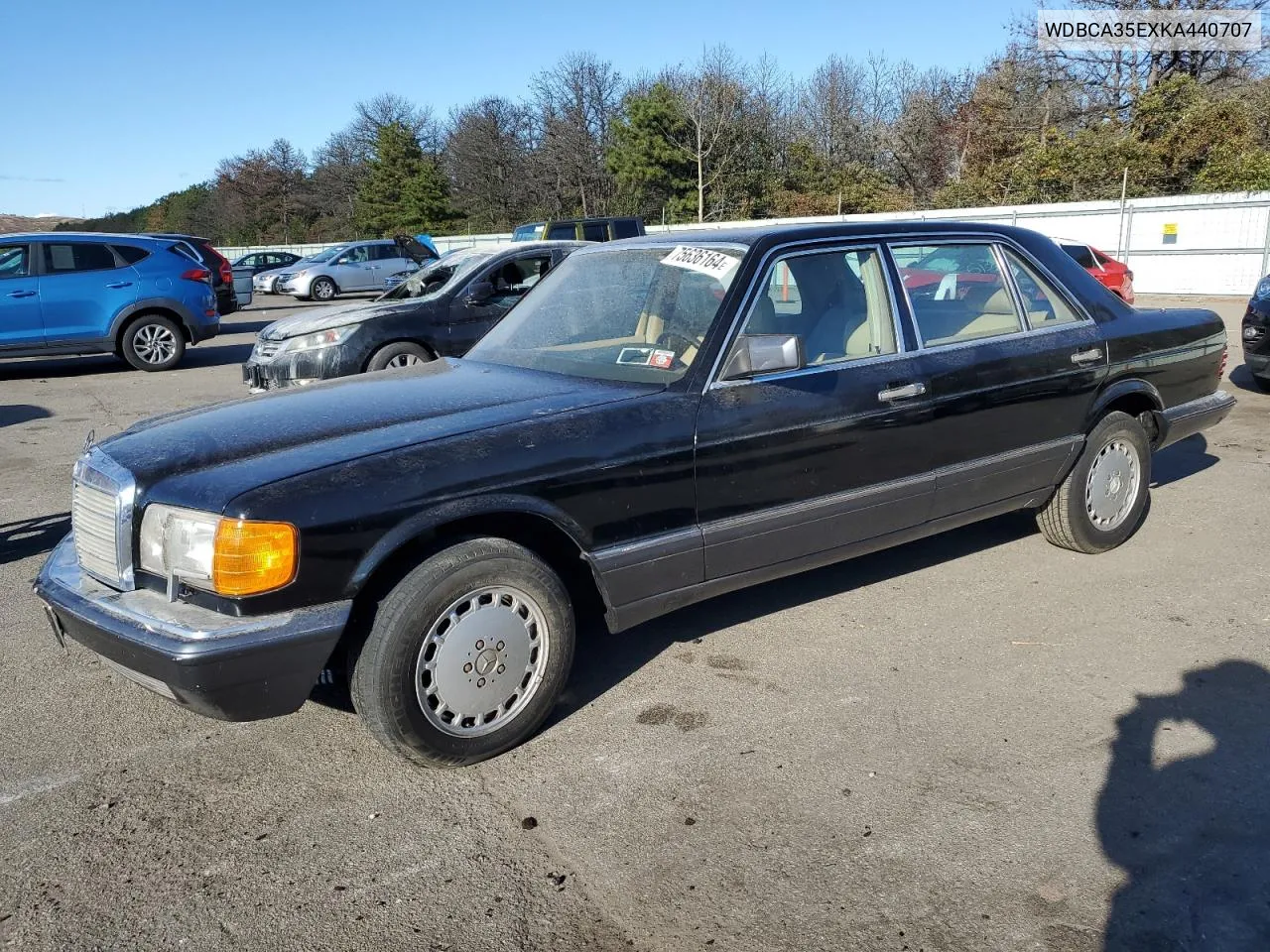 1989 Mercedes-Benz 420 Sel VIN: WDBCA35EXKA440707 Lot: 75636164