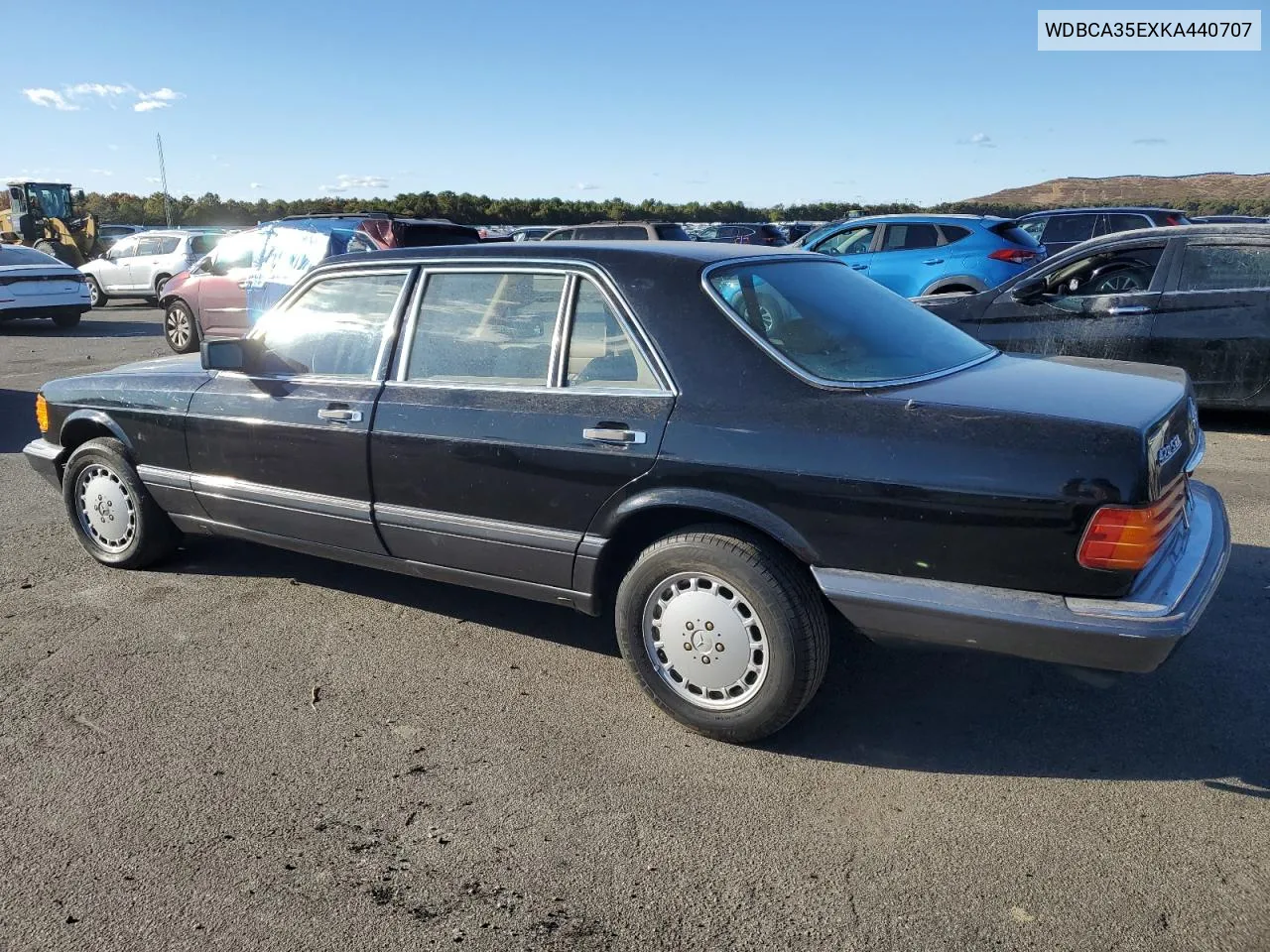 1989 Mercedes-Benz 420 Sel VIN: WDBCA35EXKA440707 Lot: 75636164