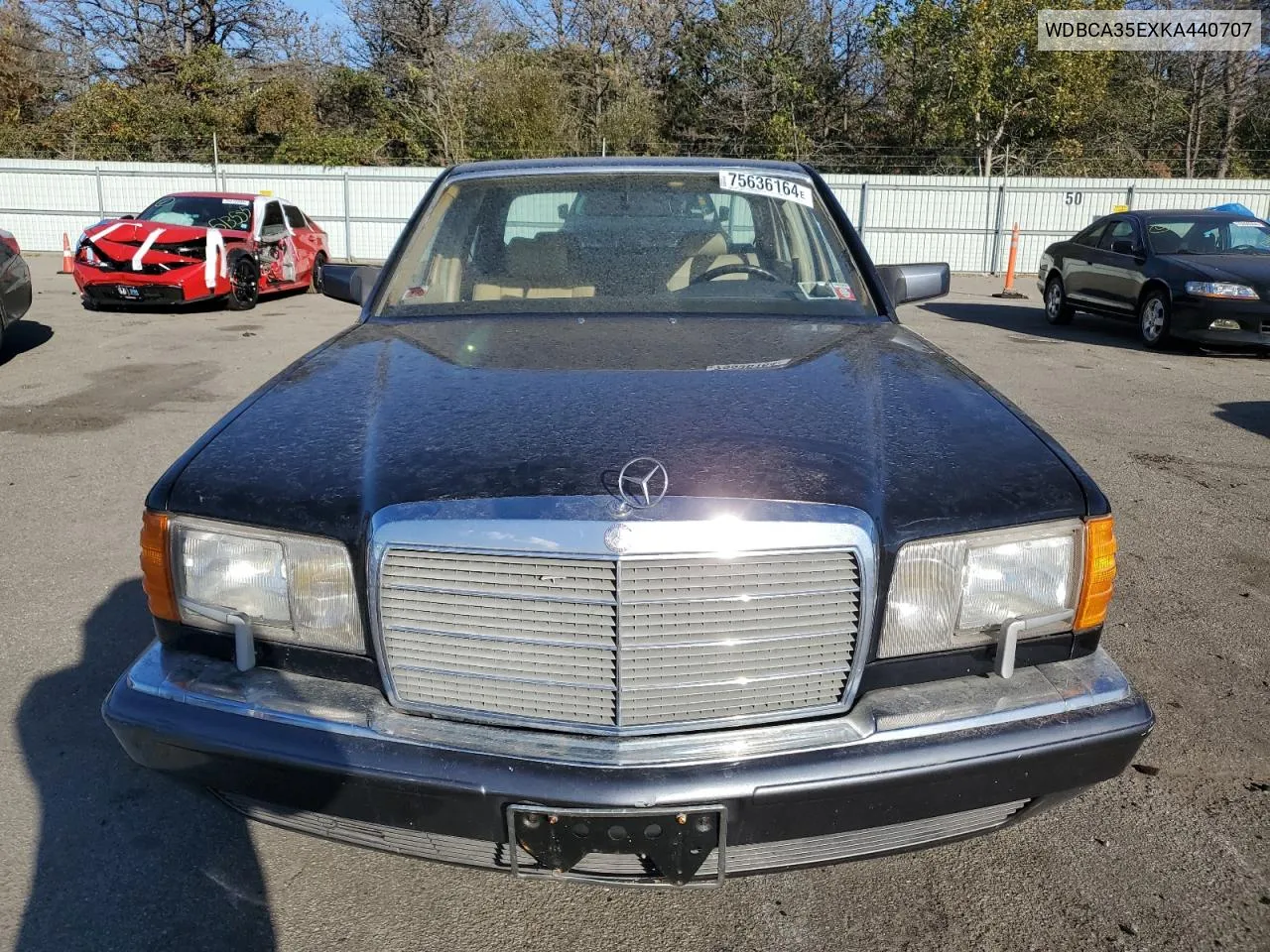 1989 Mercedes-Benz 420 Sel VIN: WDBCA35EXKA440707 Lot: 75636164