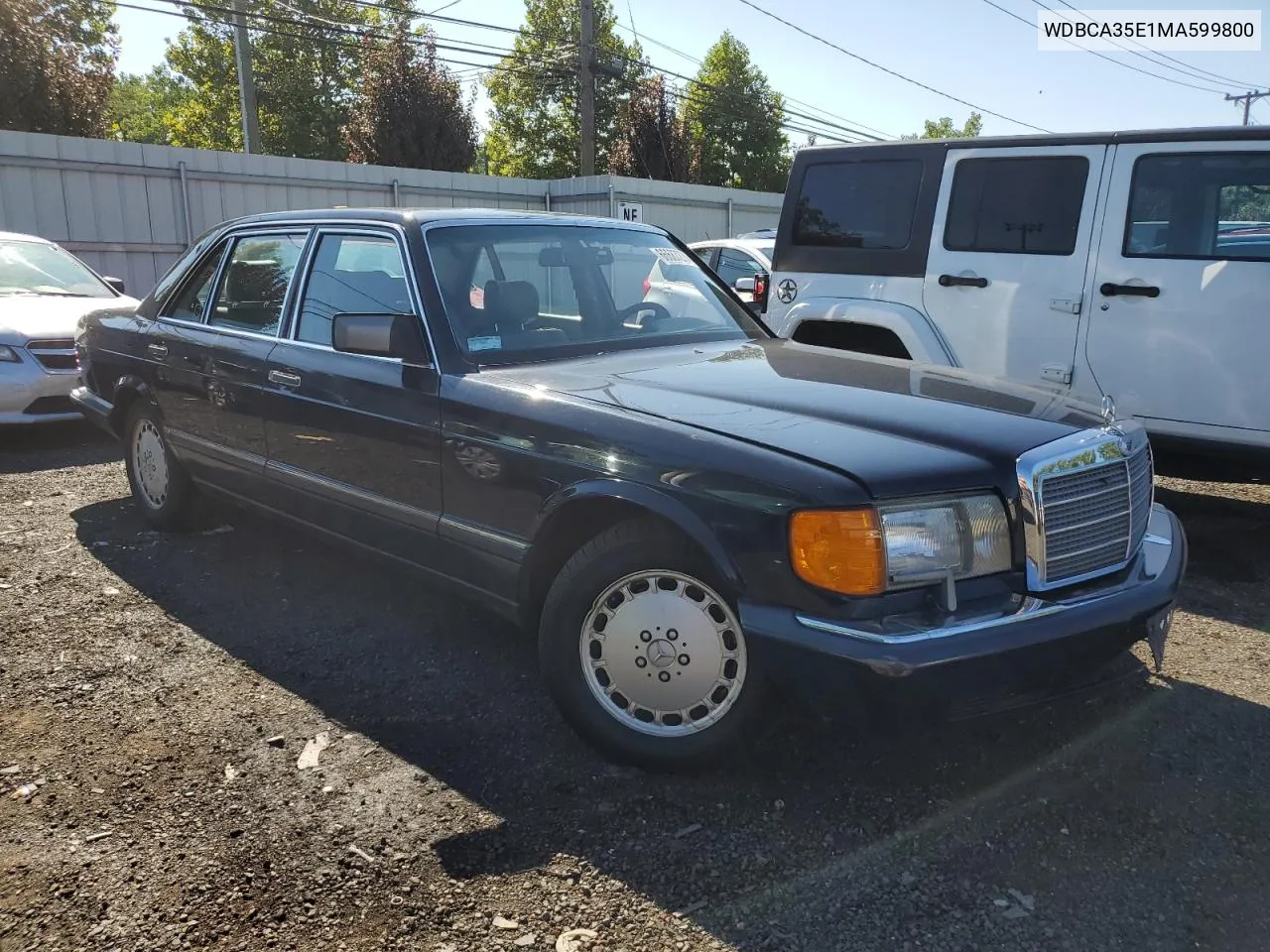 1991 Mercedes-Benz 420 Sel VIN: WDBCA35E1MA599800 Lot: 66687274