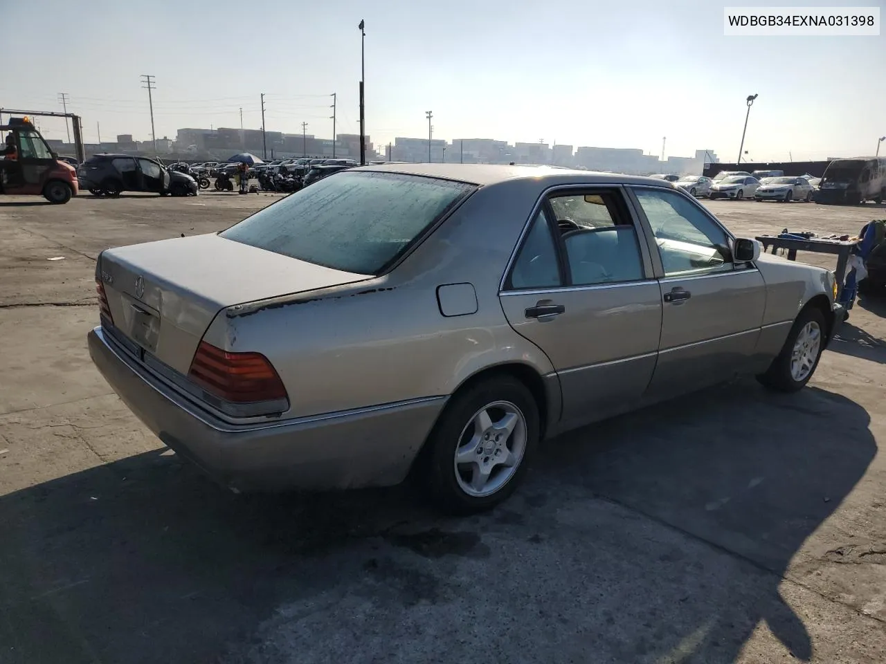 1992 Mercedes-Benz 300 Sd VIN: WDBGB34EXNA031398 Lot: 77909724