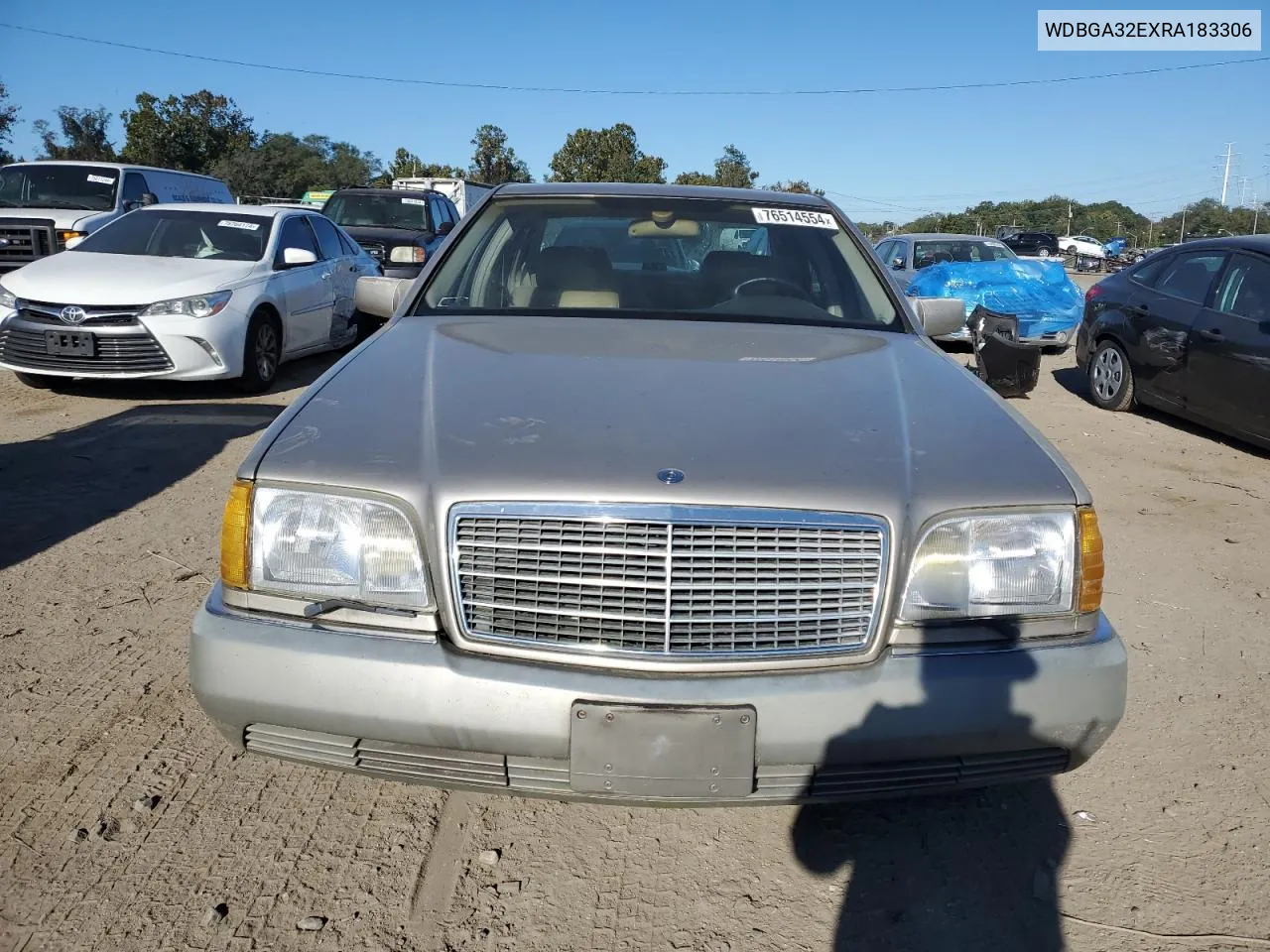 1994 Mercedes-Benz S 320 VIN: WDBGA32EXRA183306 Lot: 76514554