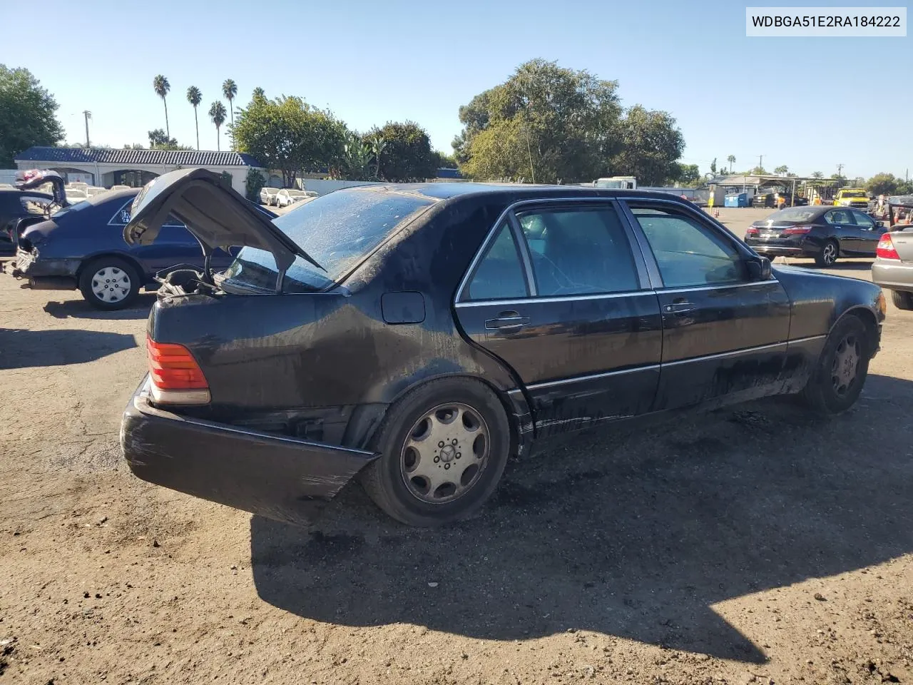 1994 Mercedes-Benz S 500 VIN: WDBGA51E2RA184222 Lot: 77403664