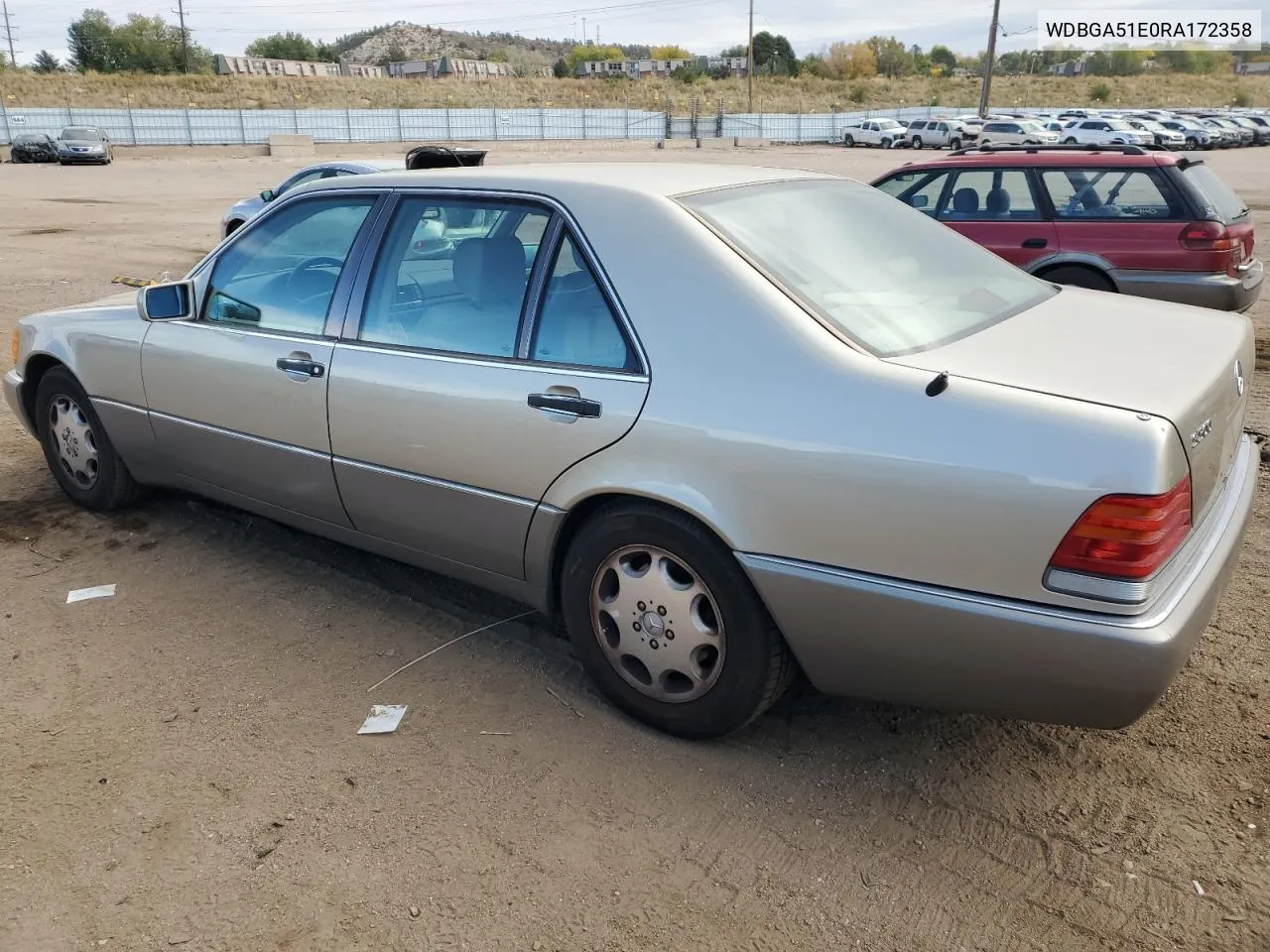 1994 Mercedes-Benz S 500 VIN: WDBGA51E0RA172358 Lot: 77541104