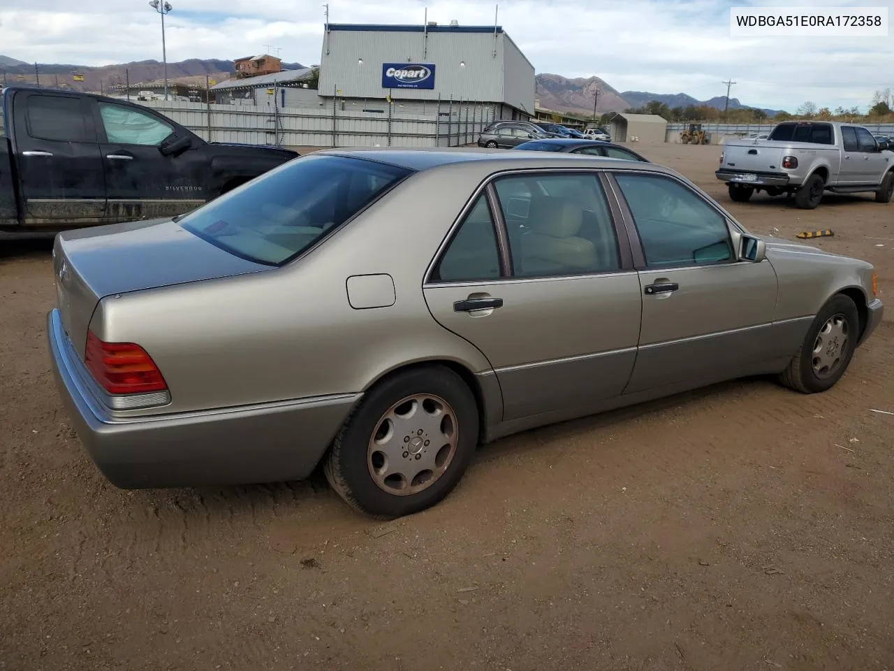 1994 Mercedes-Benz S 500 VIN: WDBGA51E0RA172358 Lot: 77541104