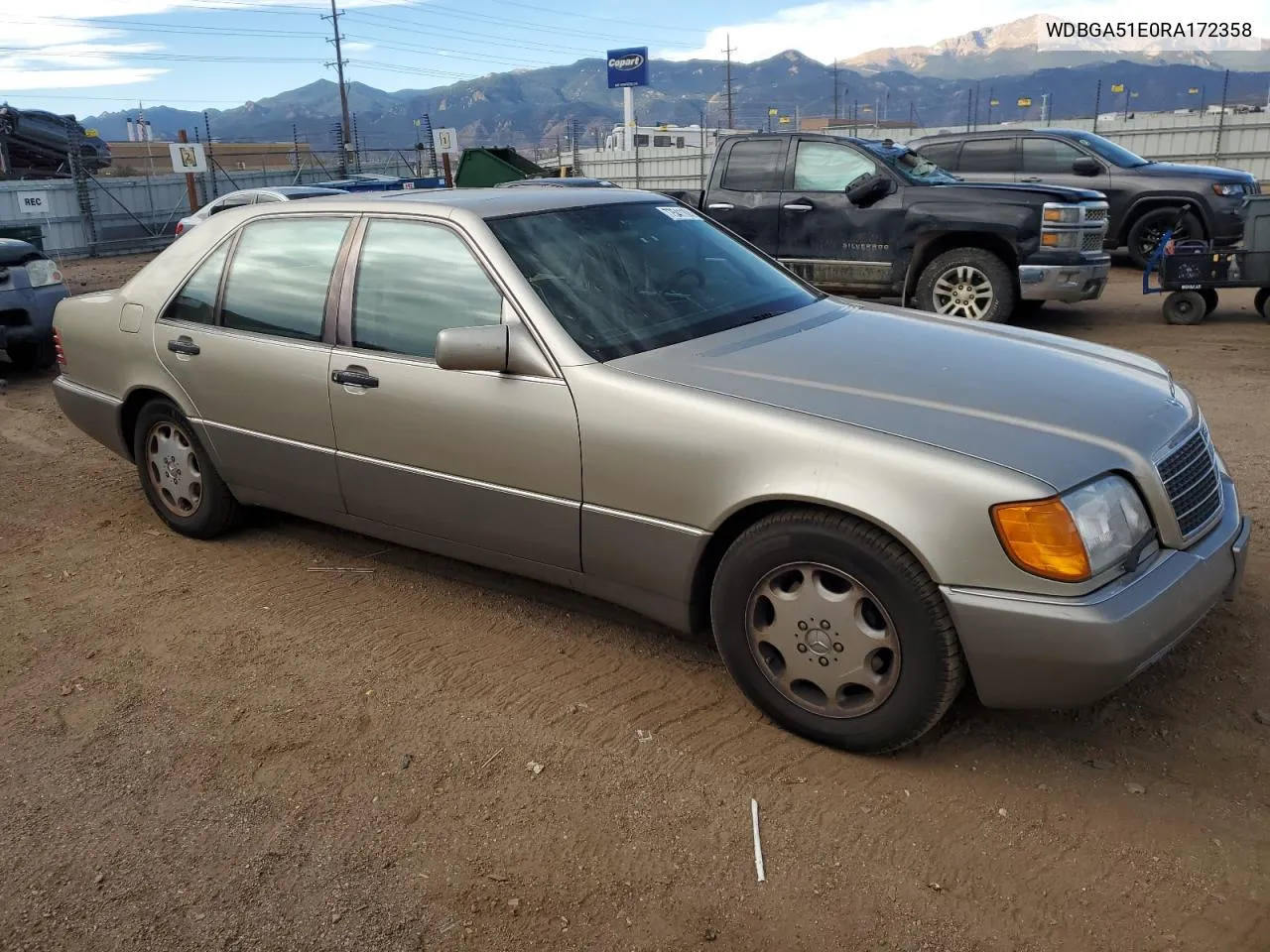 1994 Mercedes-Benz S 500 VIN: WDBGA51E0RA172358 Lot: 77541104