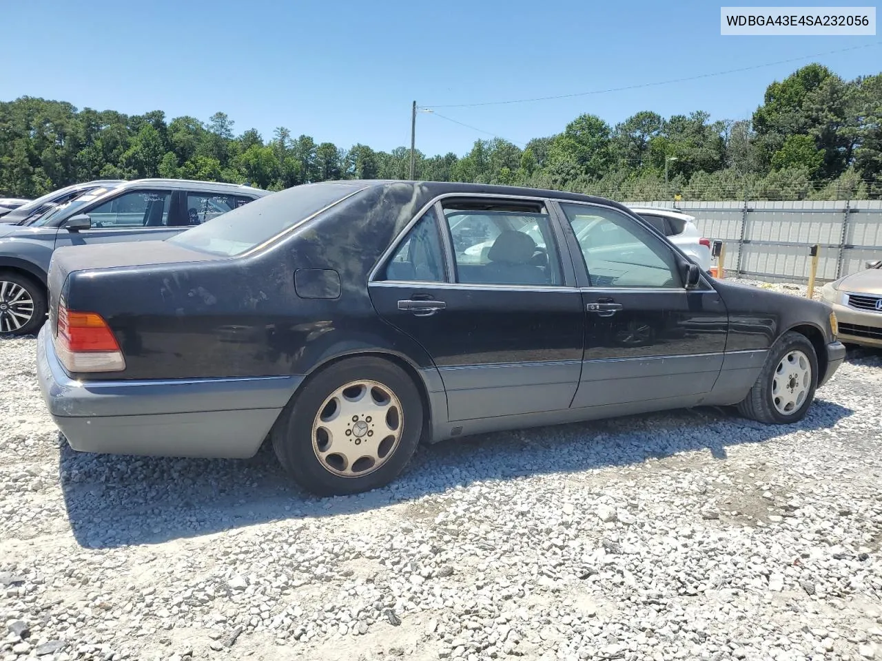 1995 Mercedes-Benz S 420 VIN: WDBGA43E4SA232056 Lot: 60573924