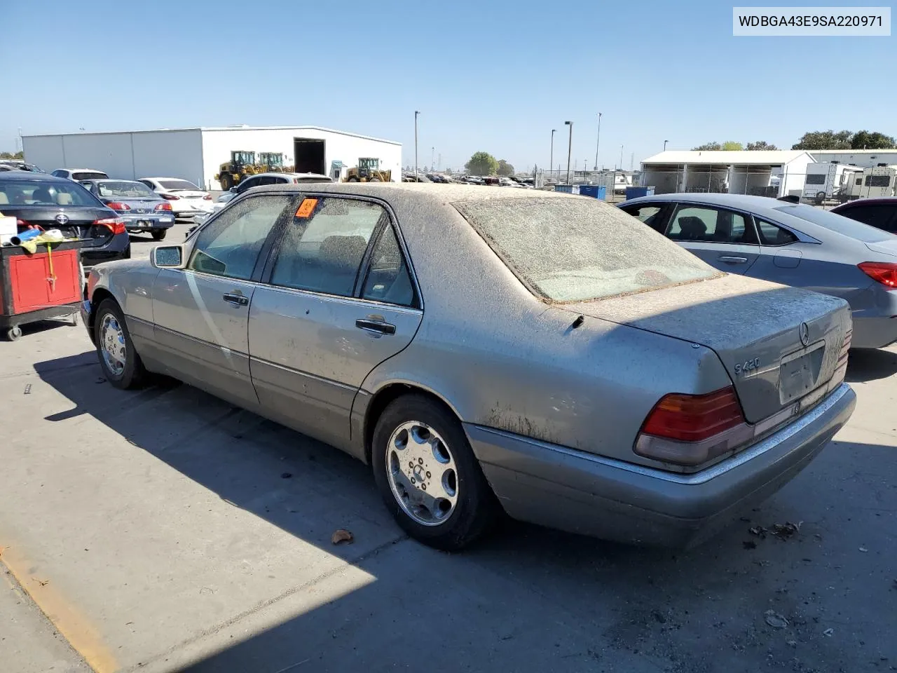 1995 Mercedes-Benz S 420 VIN: WDBGA43E9SA220971 Lot: 70834144