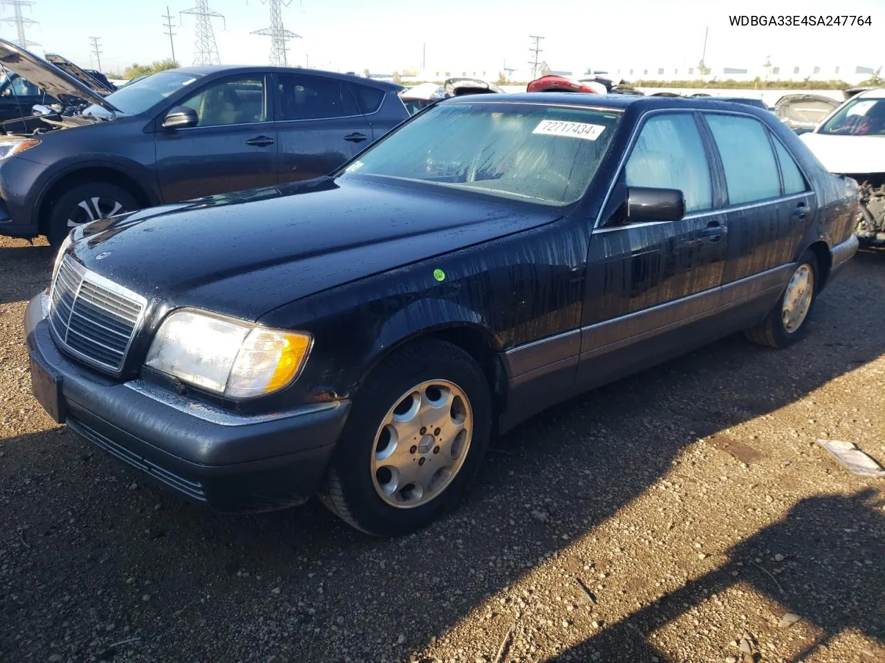 1995 Mercedes-Benz S 320 VIN: WDBGA33E4SA247764 Lot: 72717434