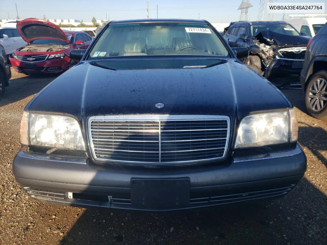 1995 Mercedes-Benz S 320 VIN: WDBGA33E4SA247764 Lot: 72717434