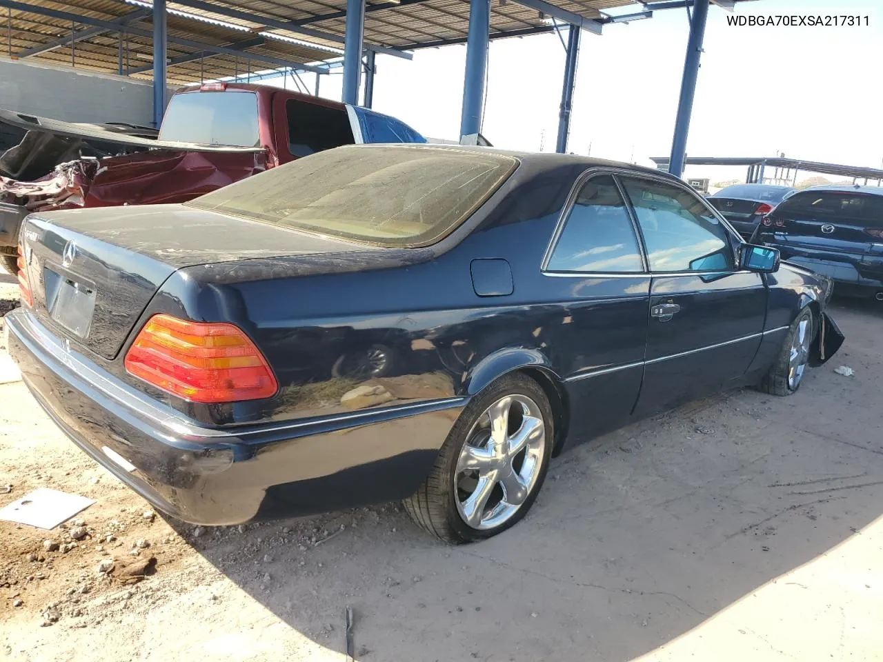 1995 Mercedes-Benz S 500 VIN: WDBGA70EXSA217311 Lot: 73434634