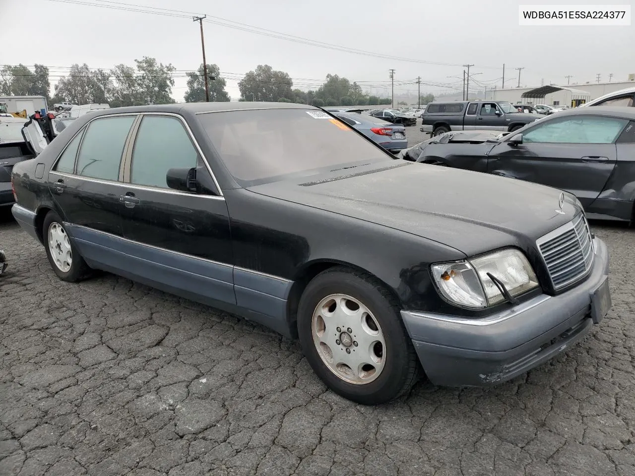 1995 Mercedes-Benz S 500 VIN: WDBGA51E5SA224377 Lot: 75064964