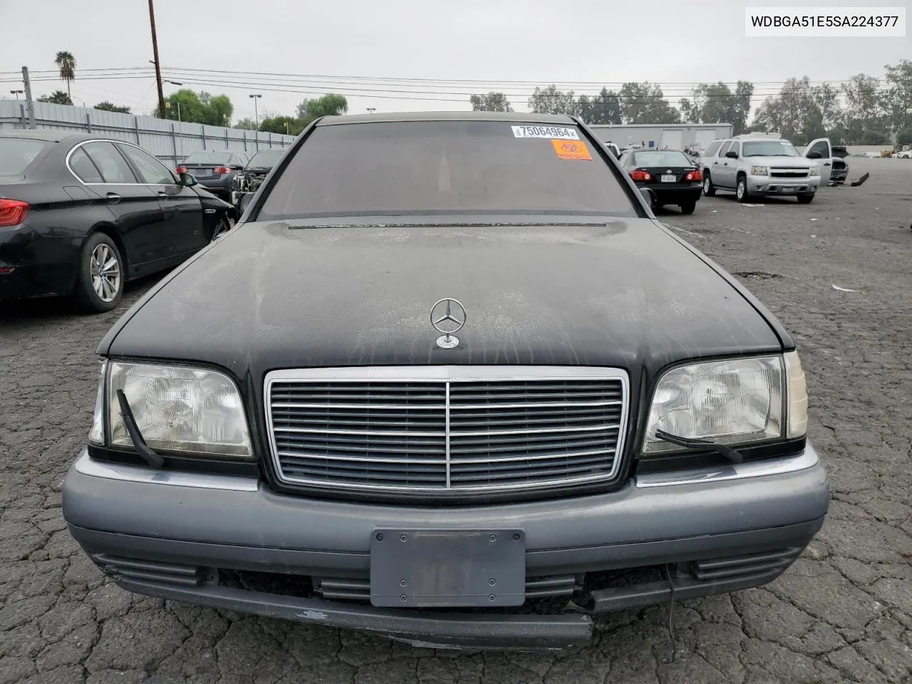 1995 Mercedes-Benz S 500 VIN: WDBGA51E5SA224377 Lot: 75064964