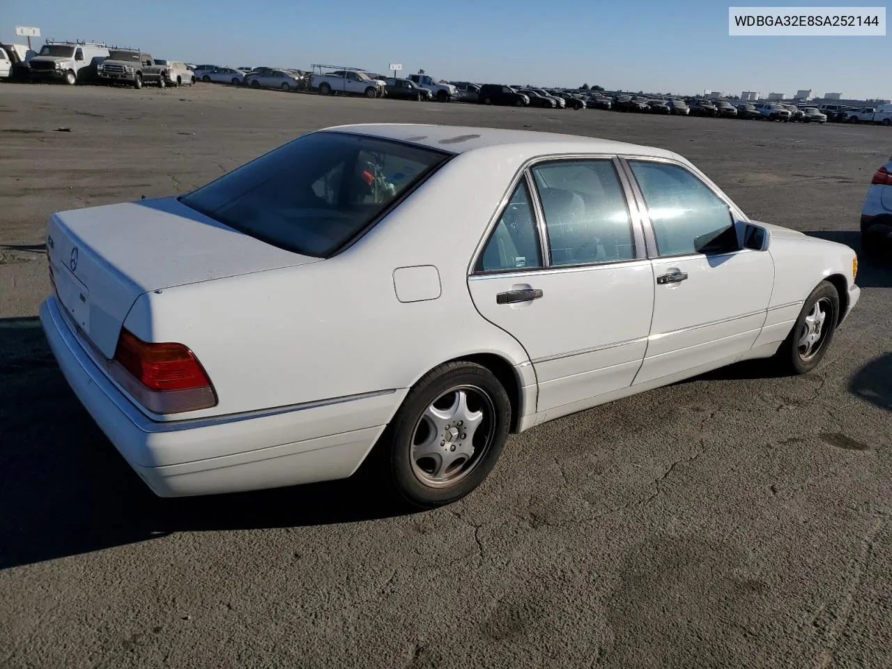 1995 Mercedes-Benz S 320W VIN: WDBGA32E8SA252144 Lot: 77053484