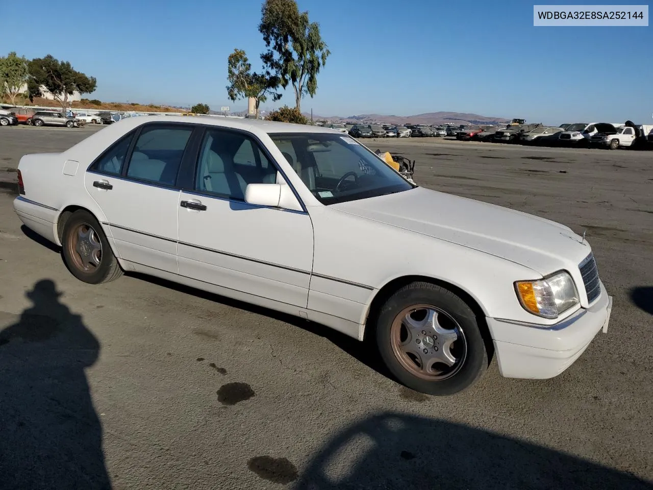 1995 Mercedes-Benz S 320W VIN: WDBGA32E8SA252144 Lot: 77053484