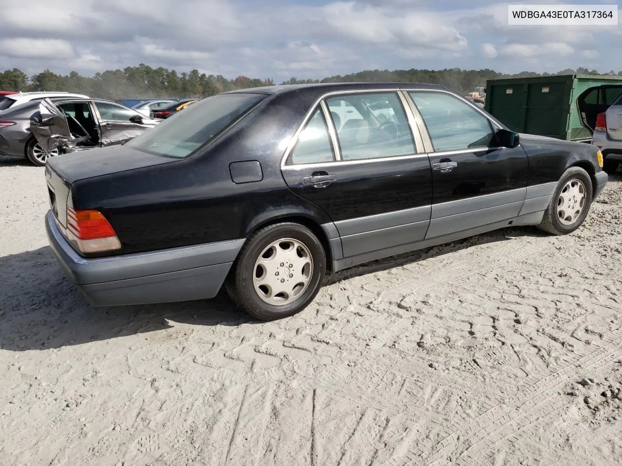 1996 Mercedes-Benz S 420 VIN: WDBGA43E0TA317364 Lot: 78539324