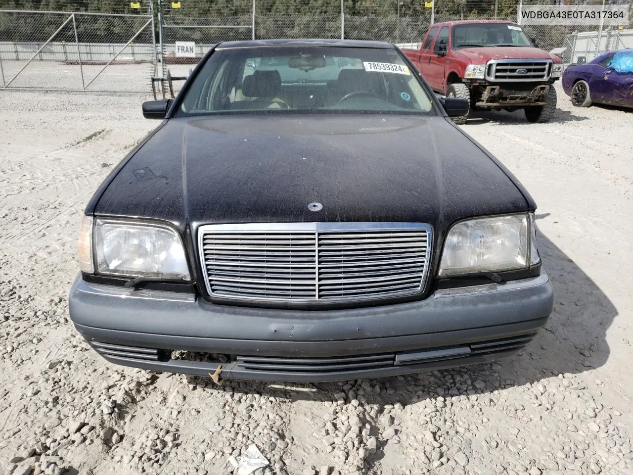 1996 Mercedes-Benz S 420 VIN: WDBGA43E0TA317364 Lot: 78539324