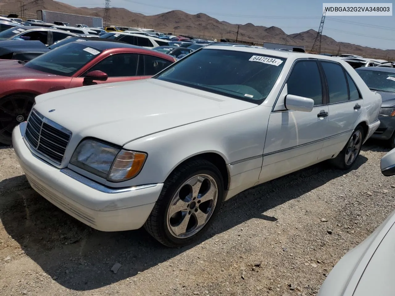 1997 Mercedes-Benz S 320W VIN: WDBGA32G2VA348003 Lot: 64472134