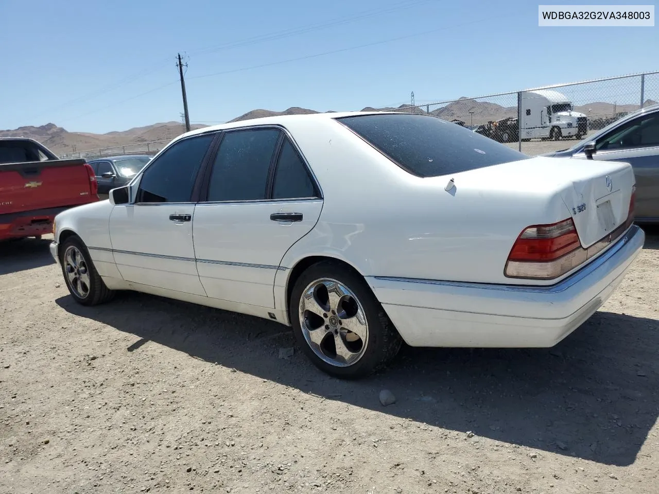 1997 Mercedes-Benz S 320W VIN: WDBGA32G2VA348003 Lot: 64472134