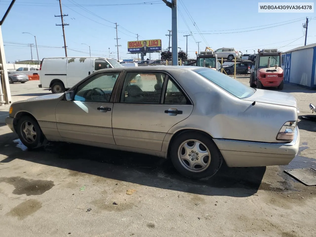 1997 Mercedes-Benz S 420 VIN: WDBGA43G9VA364378 Lot: 69091634