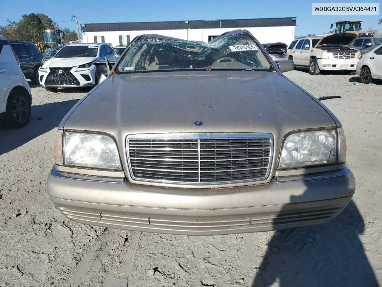 1997 Mercedes-Benz S 320W VIN: WDBGA32G5VA364471 Lot: 76326464