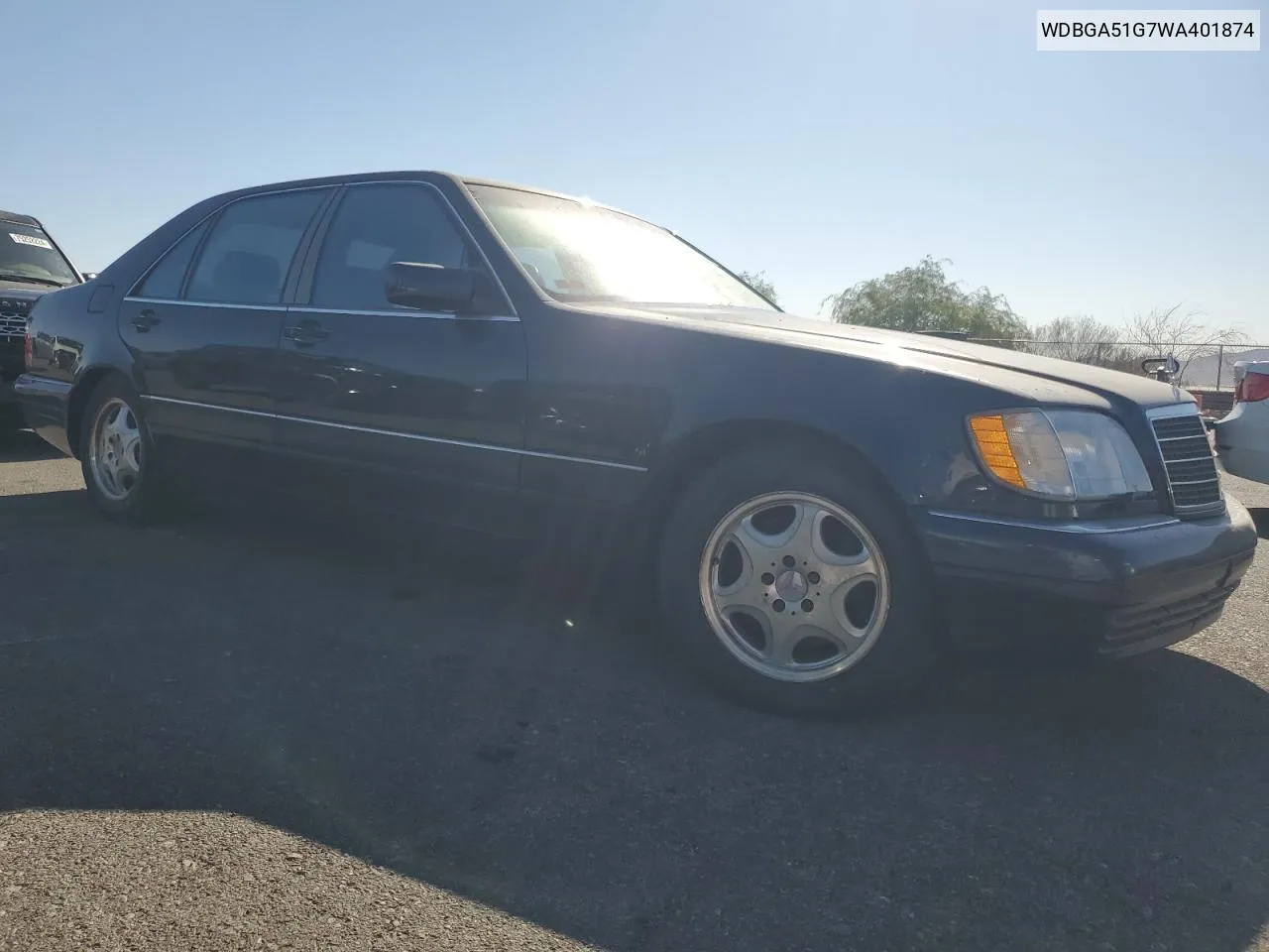 1998 Mercedes-Benz S 500 VIN: WDBGA51G7WA401874 Lot: 75439094