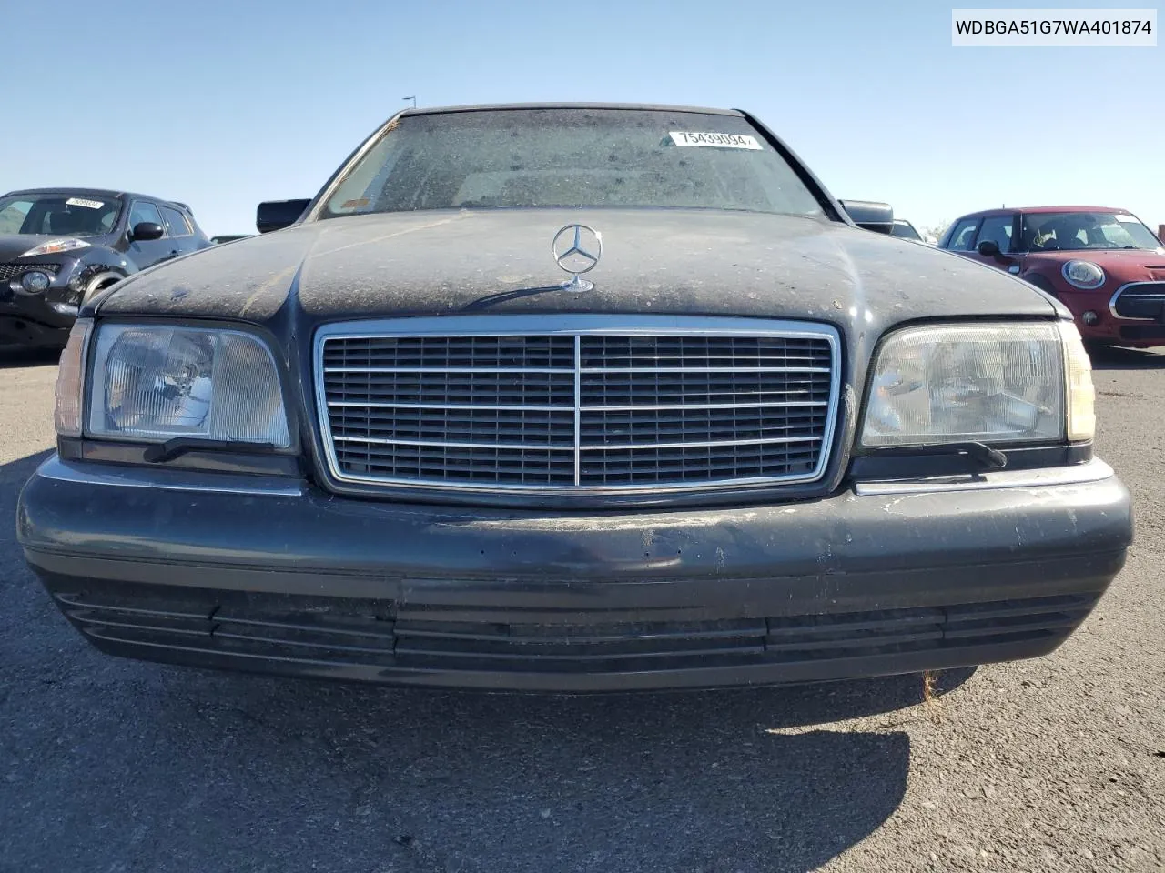 1998 Mercedes-Benz S 500 VIN: WDBGA51G7WA401874 Lot: 75439094