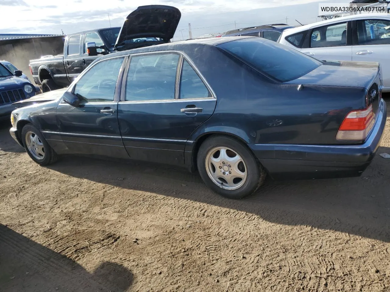 1999 Mercedes-Benz S 320 VIN: WDBGA33G6XA407104 Lot: 69530574