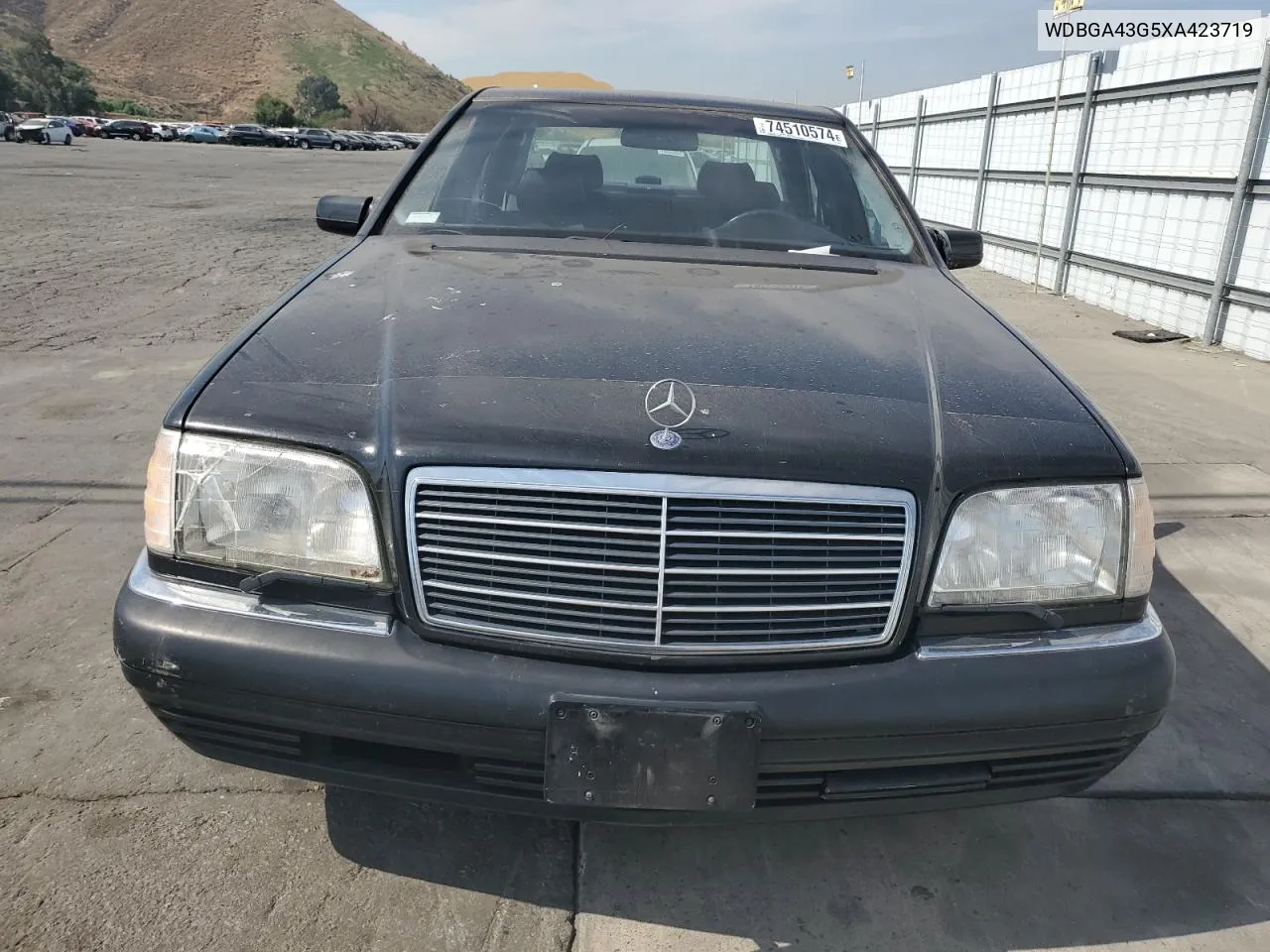 1999 Mercedes-Benz S 420 VIN: WDBGA43G5XA423719 Lot: 74510574