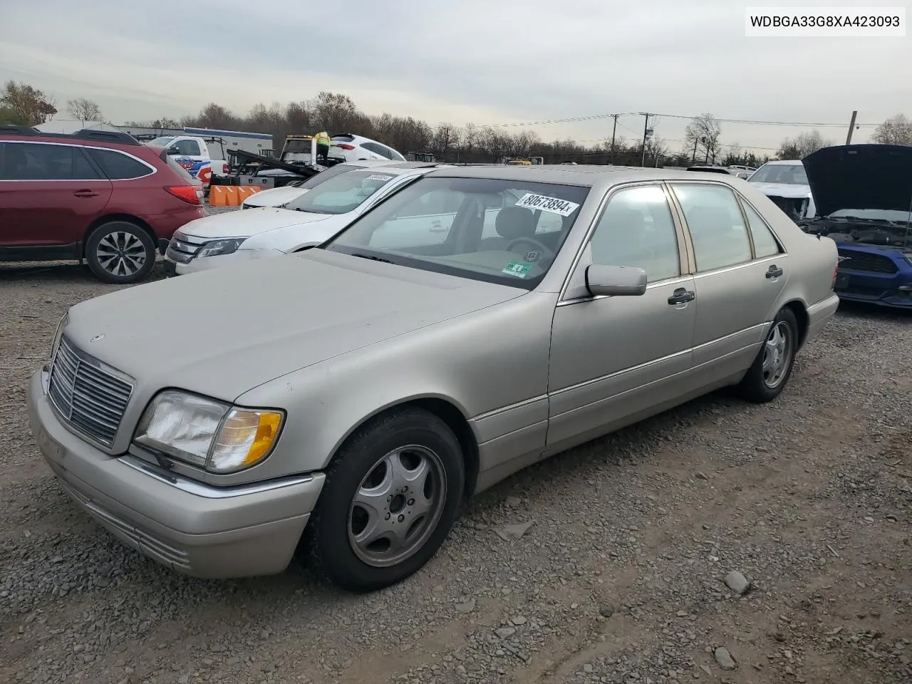 1999 Mercedes-Benz S 320 VIN: WDBGA33G8XA423093 Lot: 80673894