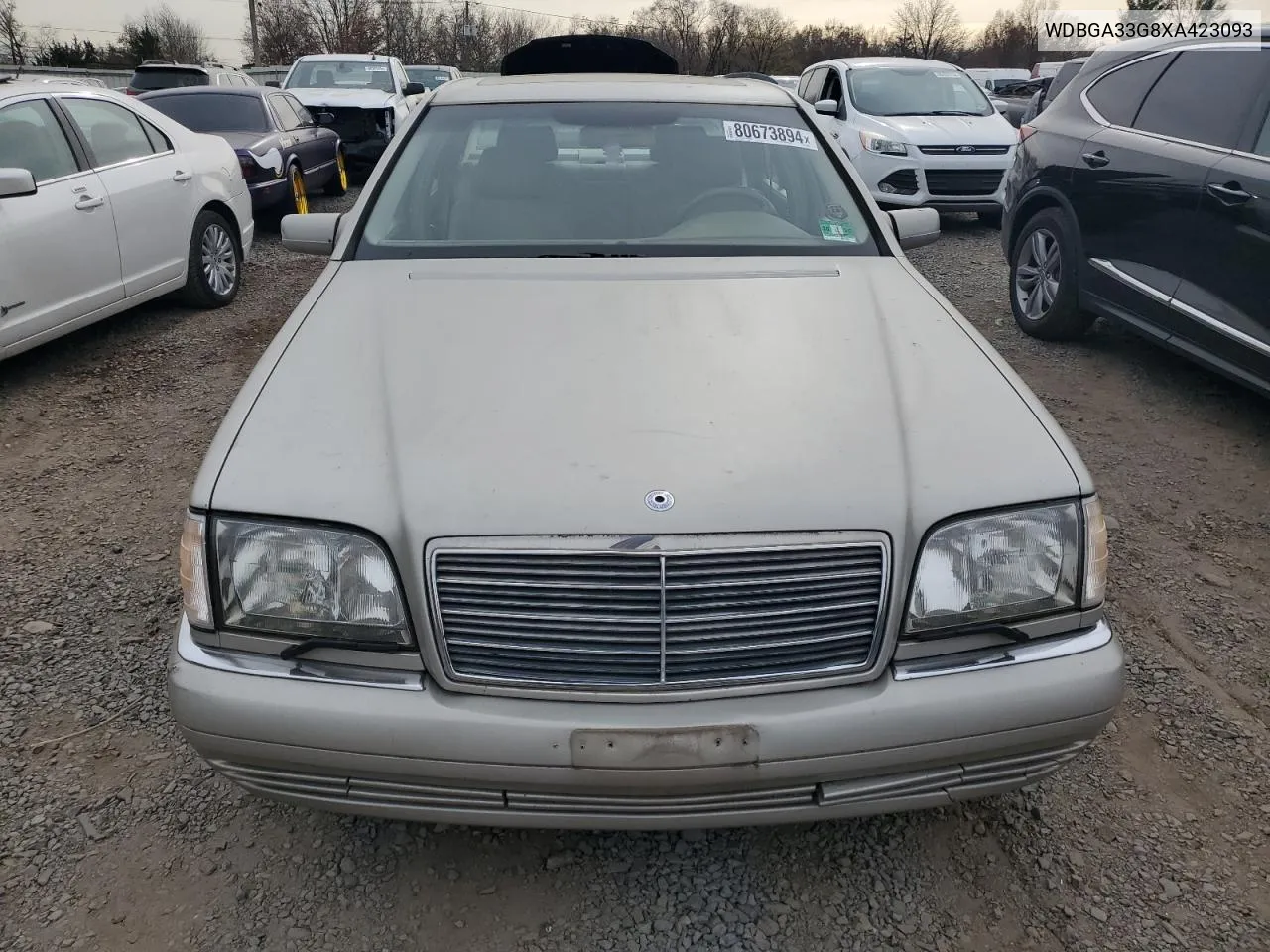 1999 Mercedes-Benz S 320 VIN: WDBGA33G8XA423093 Lot: 80673894