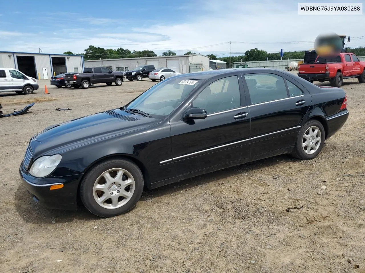 2000 Mercedes-Benz S 500 VIN: WDBNG75J9YA030288 Lot: 60224774