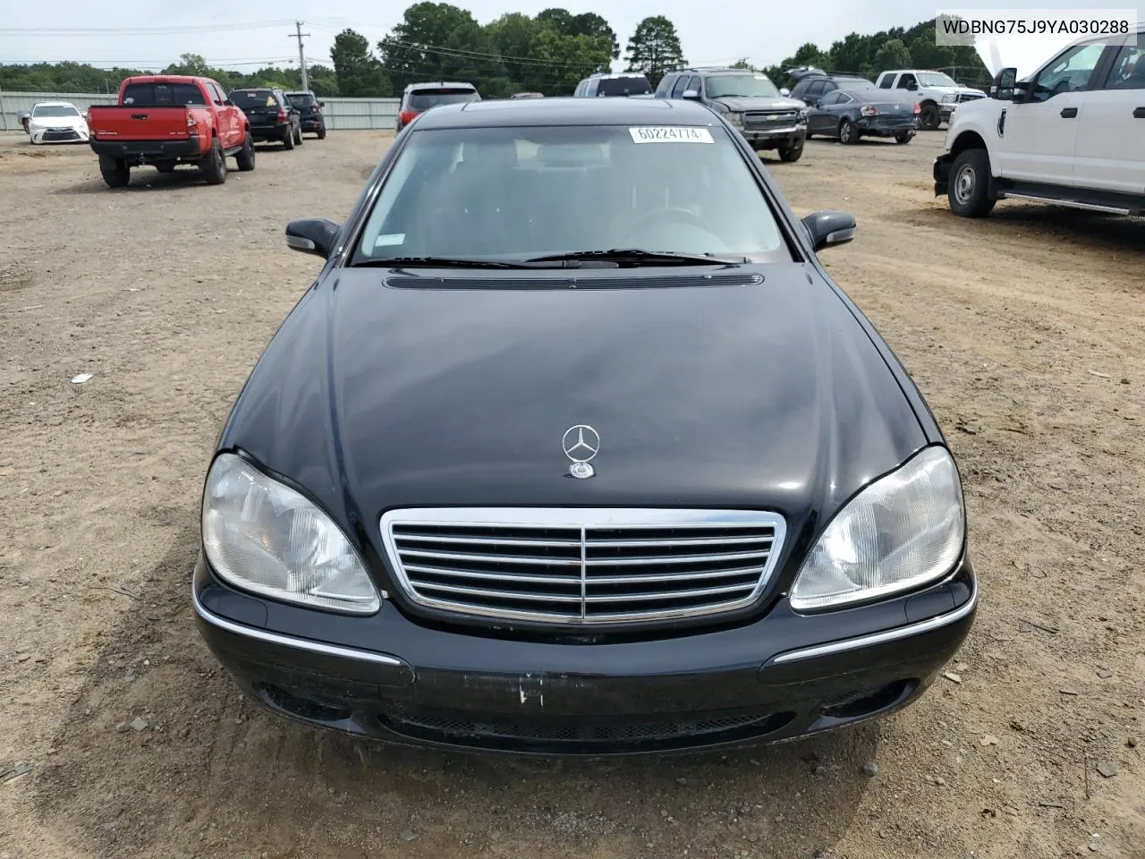 2000 Mercedes-Benz S 500 VIN: WDBNG75J9YA030288 Lot: 60224774