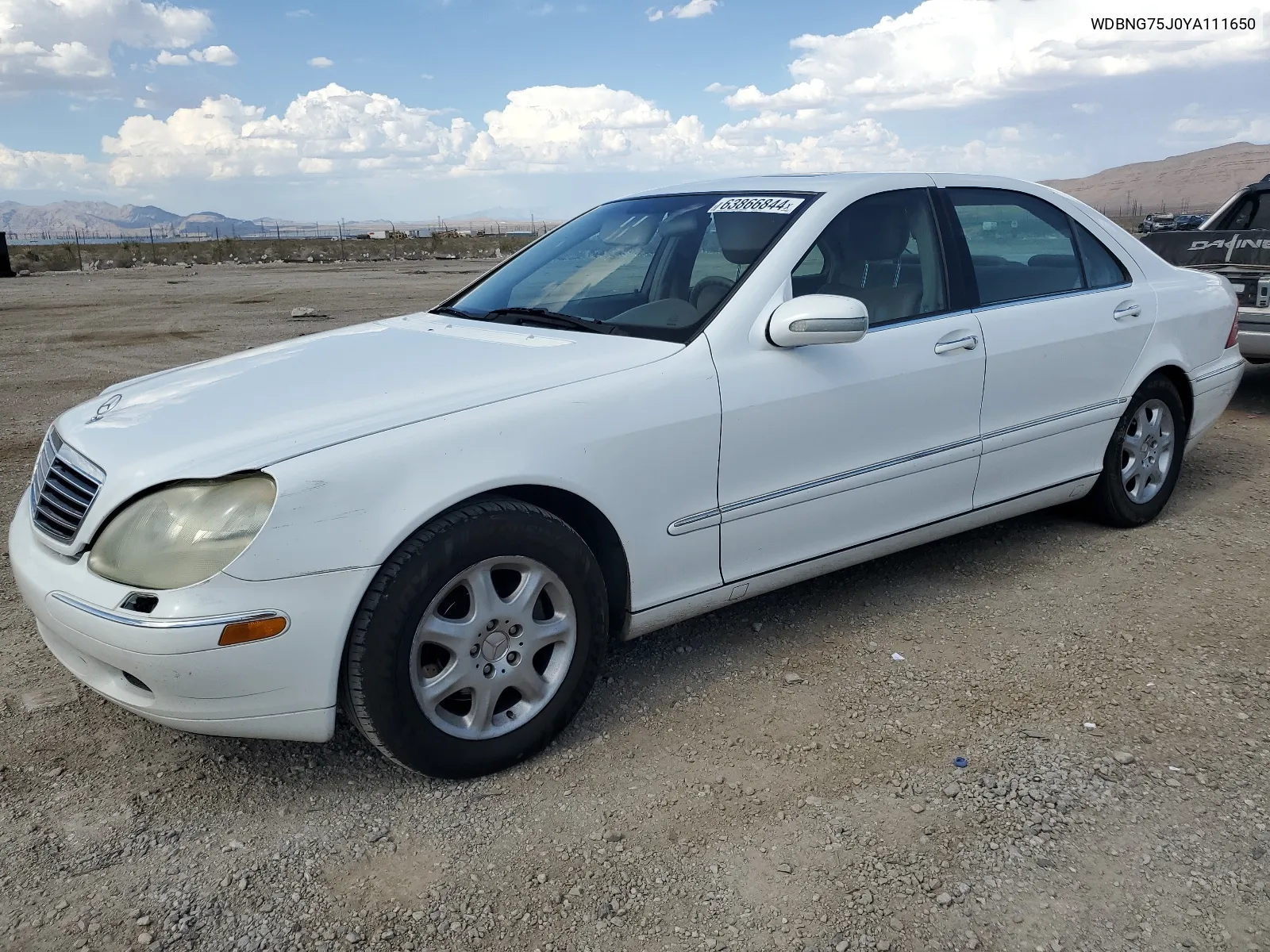 2000 Mercedes-Benz S 500 VIN: WDBNG75J0YA111650 Lot: 63866844