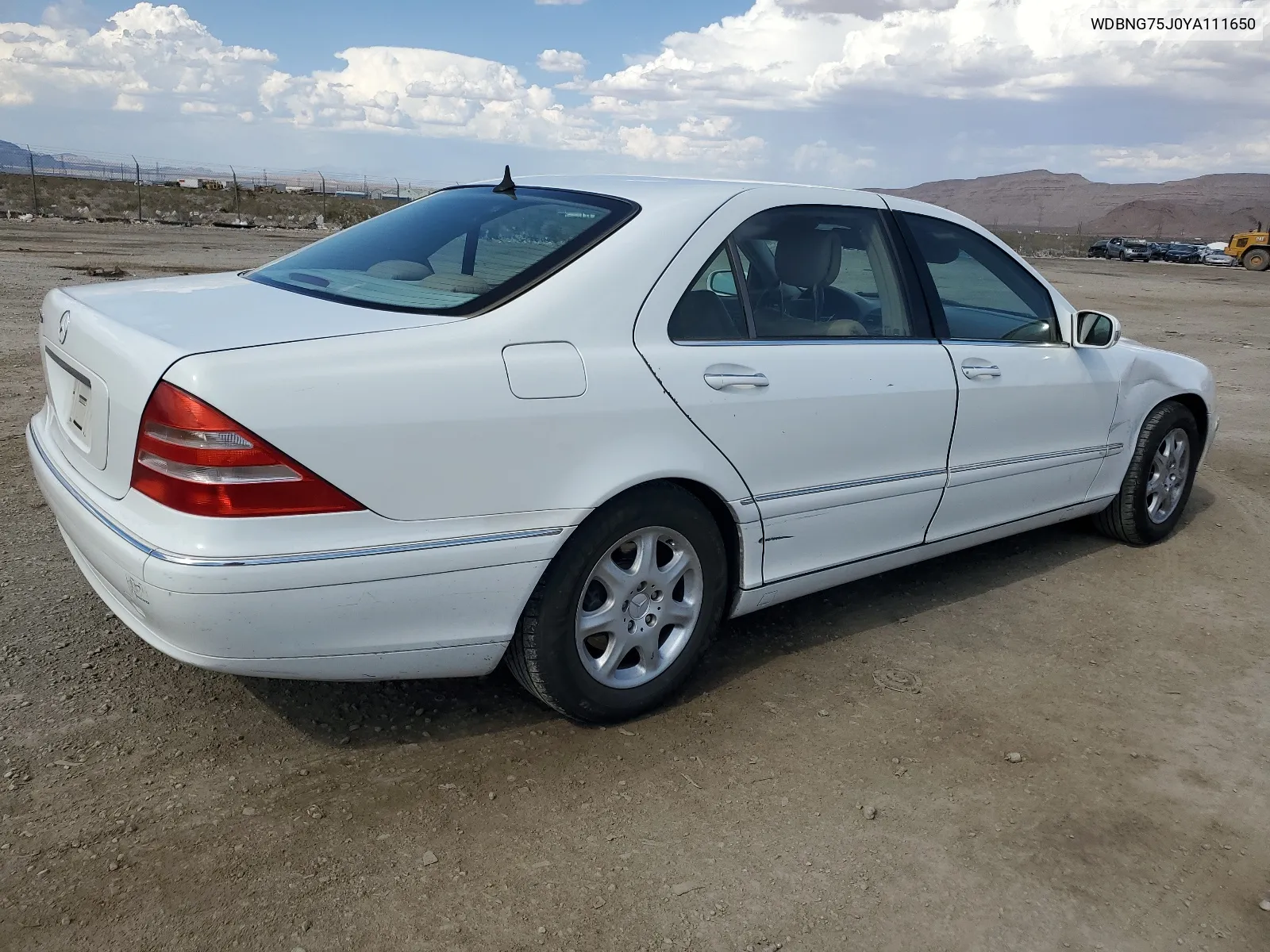 2000 Mercedes-Benz S 500 VIN: WDBNG75J0YA111650 Lot: 63866844