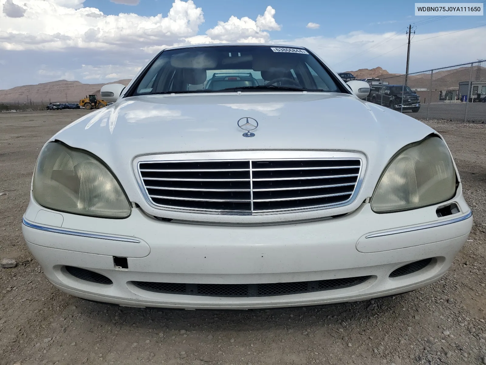 2000 Mercedes-Benz S 500 VIN: WDBNG75J0YA111650 Lot: 63866844