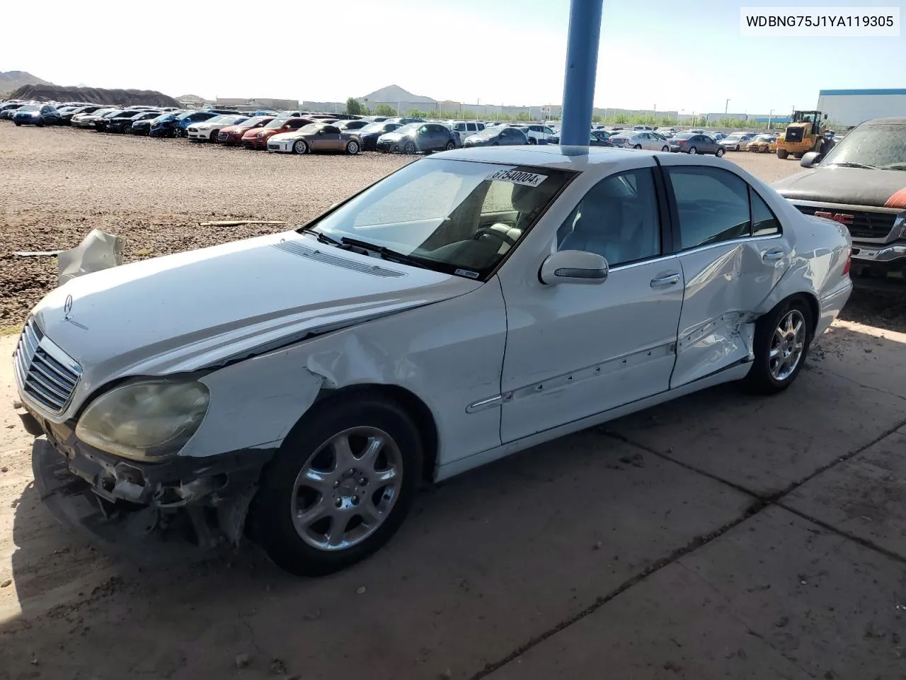 2000 Mercedes-Benz S 500 VIN: WDBNG75J1YA119305 Lot: 67540004