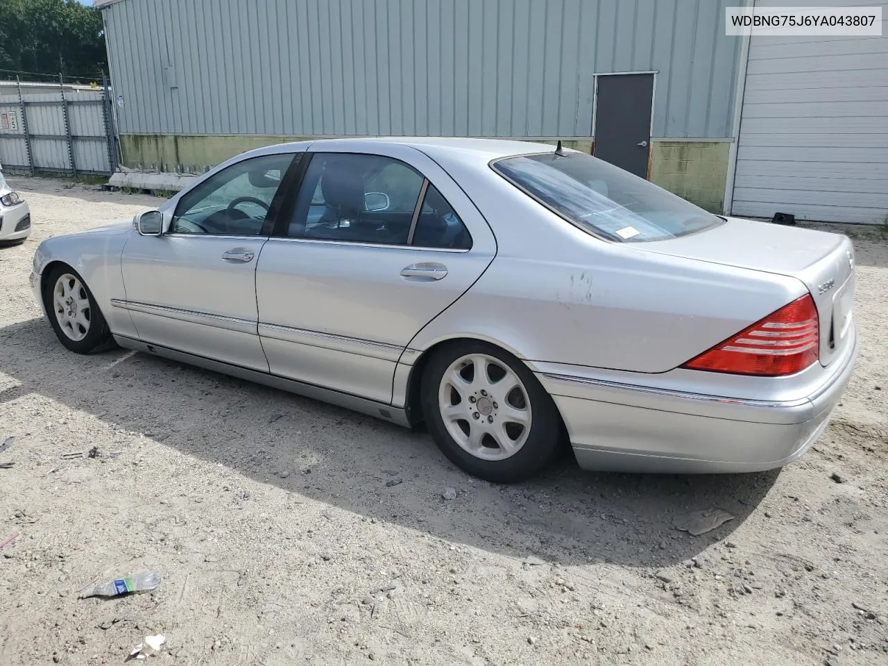 2000 Mercedes-Benz S 500 VIN: WDBNG75J6YA043807 Lot: 70151654