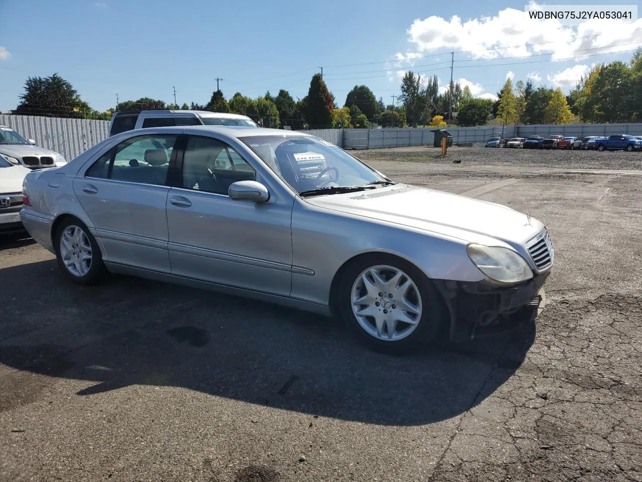 2000 Mercedes-Benz S 500 VIN: WDBNG75J2YA053041 Lot: 73248344