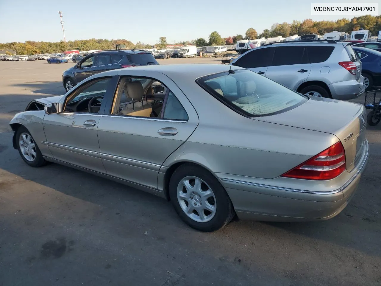 2000 Mercedes-Benz S 430 VIN: WDBNG70J8YA047901 Lot: 75734394