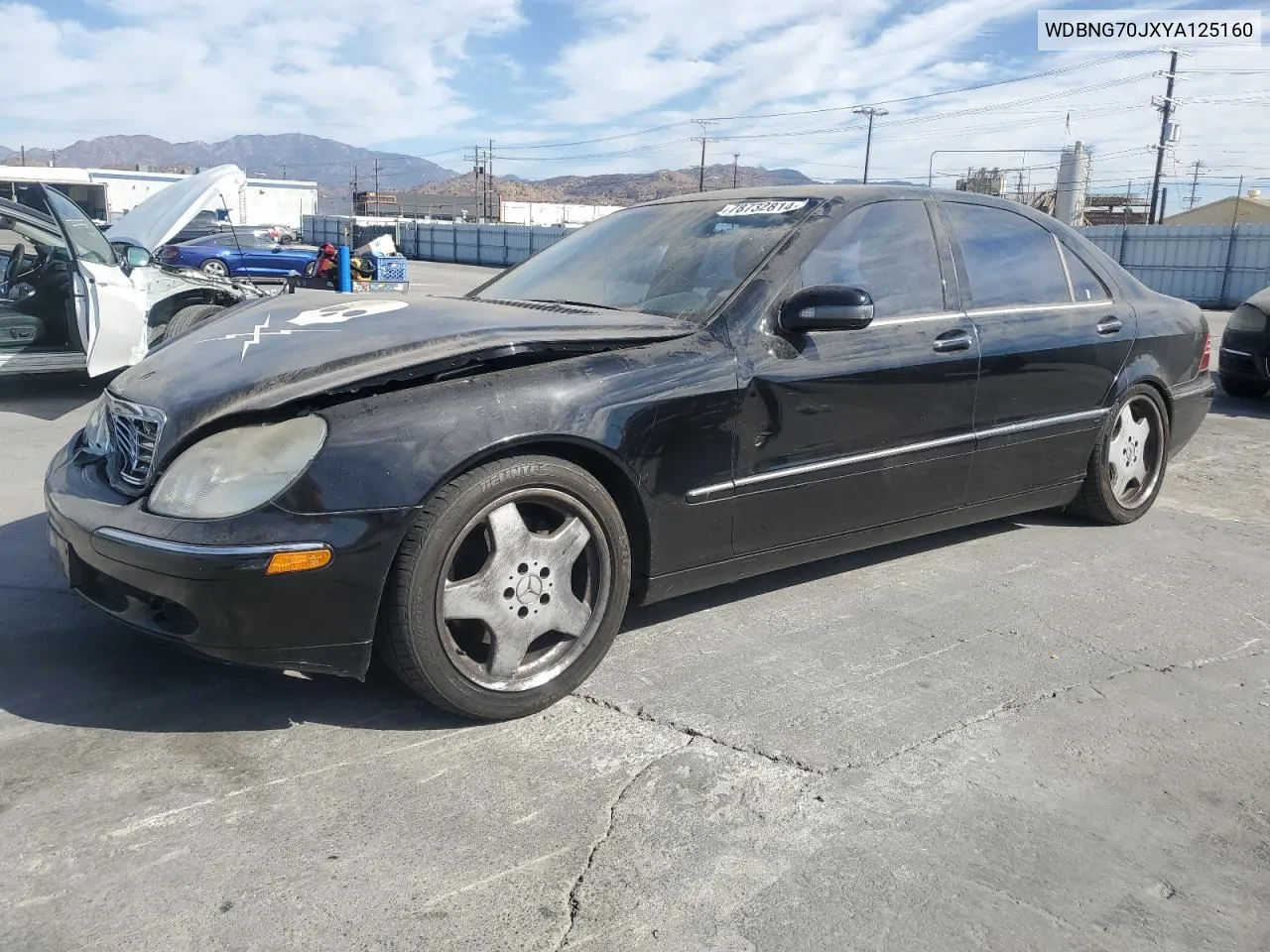 2000 Mercedes-Benz S 430 VIN: WDBNG70JXYA125160 Lot: 78732814