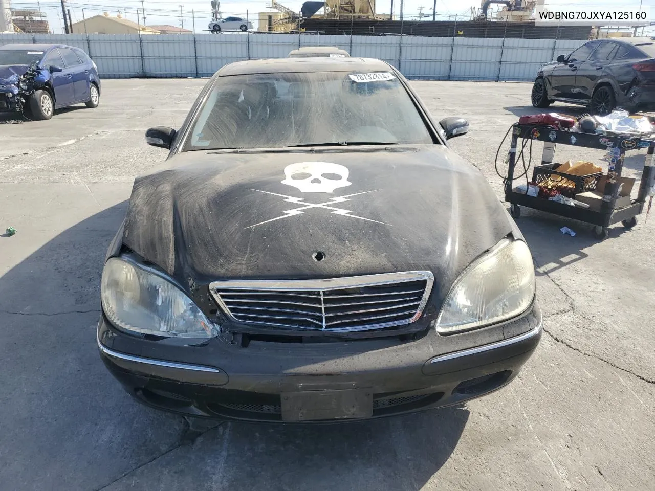 2000 Mercedes-Benz S 430 VIN: WDBNG70JXYA125160 Lot: 78732814