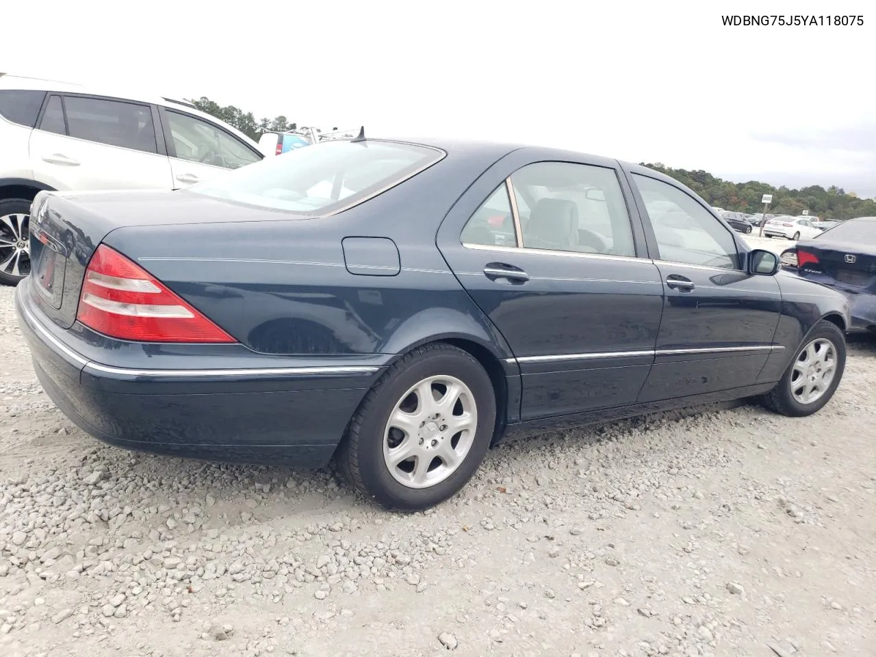 2000 Mercedes-Benz S 500 VIN: WDBNG75J5YA118075 Lot: 78946504