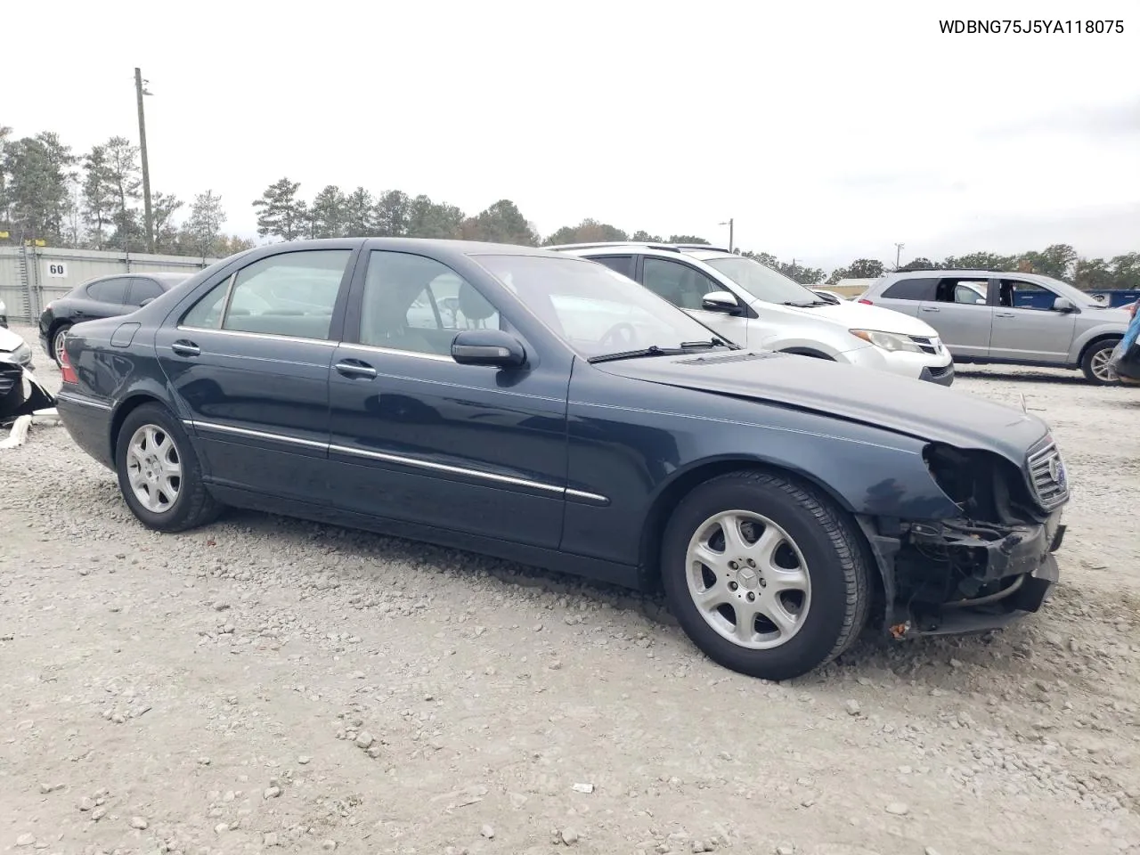 2000 Mercedes-Benz S 500 VIN: WDBNG75J5YA118075 Lot: 78946504