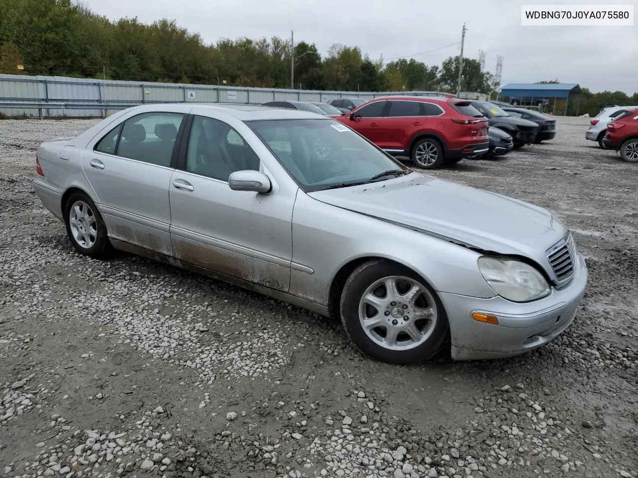 2000 Mercedes-Benz S 430 VIN: WDBNG70J0YA075580 Lot: 79936814